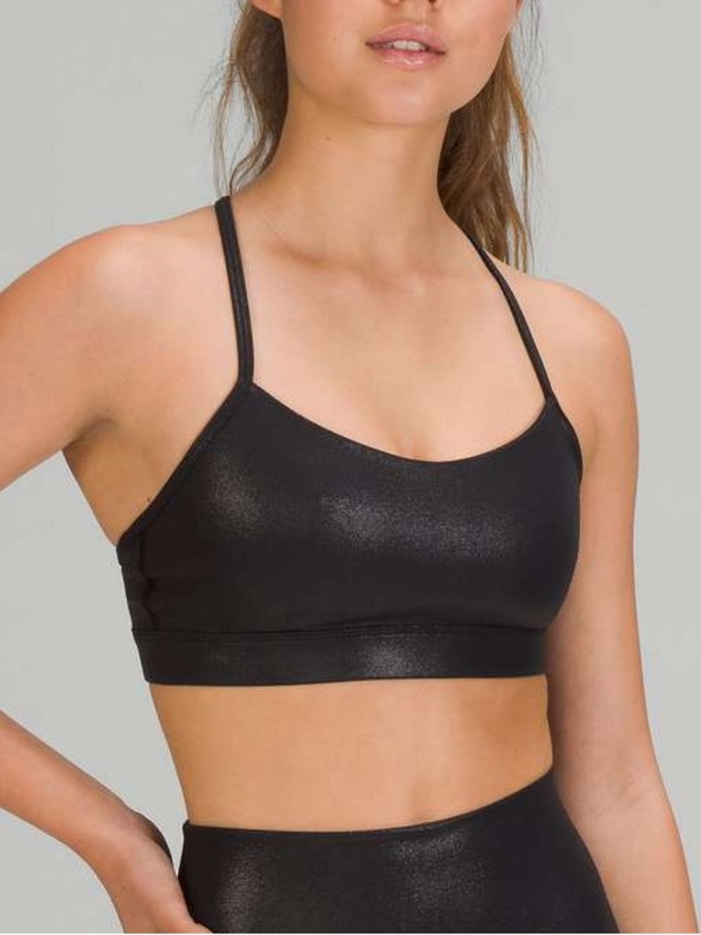 Lululemon Flow Y Nulu Bra - Shimmer